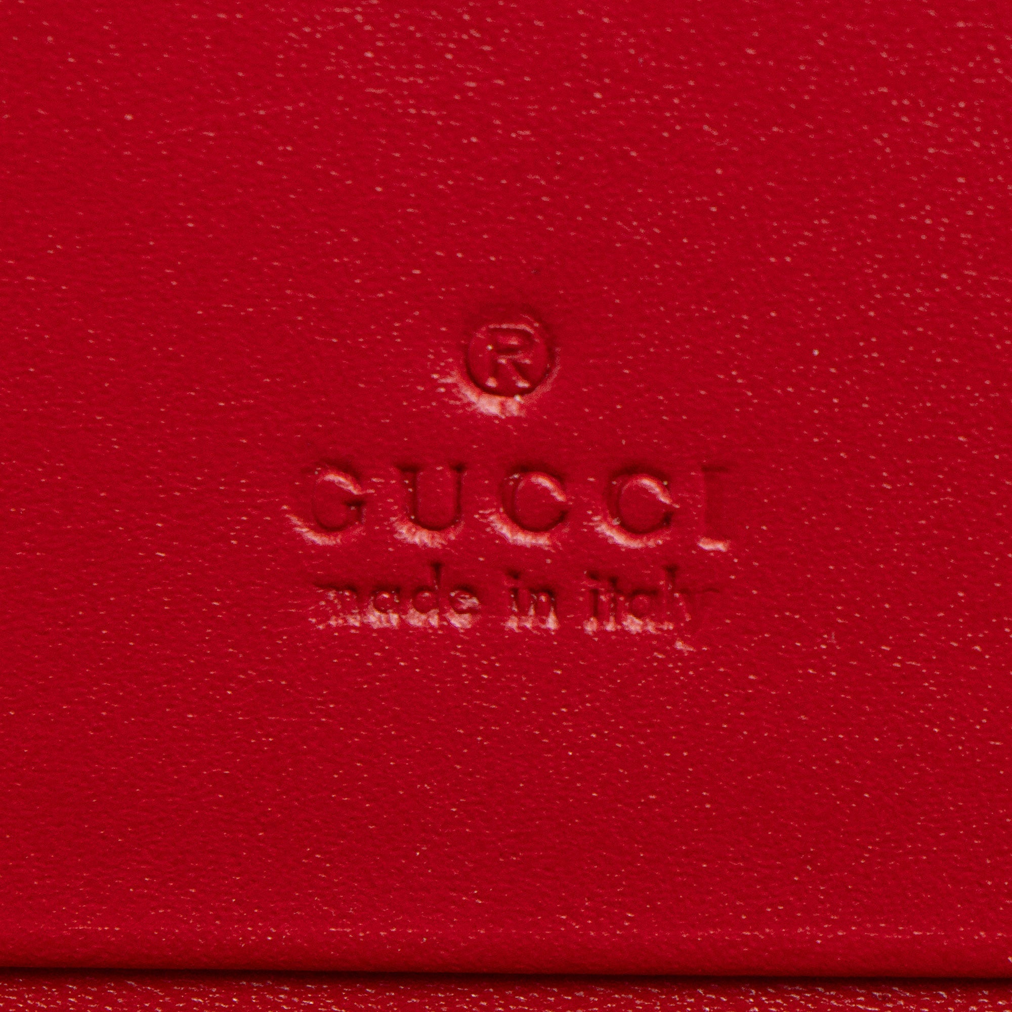 Gucci Guccissima Leather Bifold Card Case