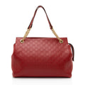 Gucci Guccissima Leather Chain Large Shoulder Bag (SHF-oF32dq)
