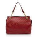 Gucci Guccissima Leather Chain Large Shoulder Bag