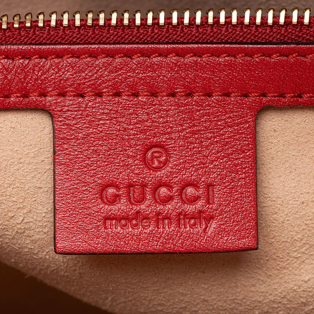 Gucci Guccissima Leather Chain Large Shoulder Bag