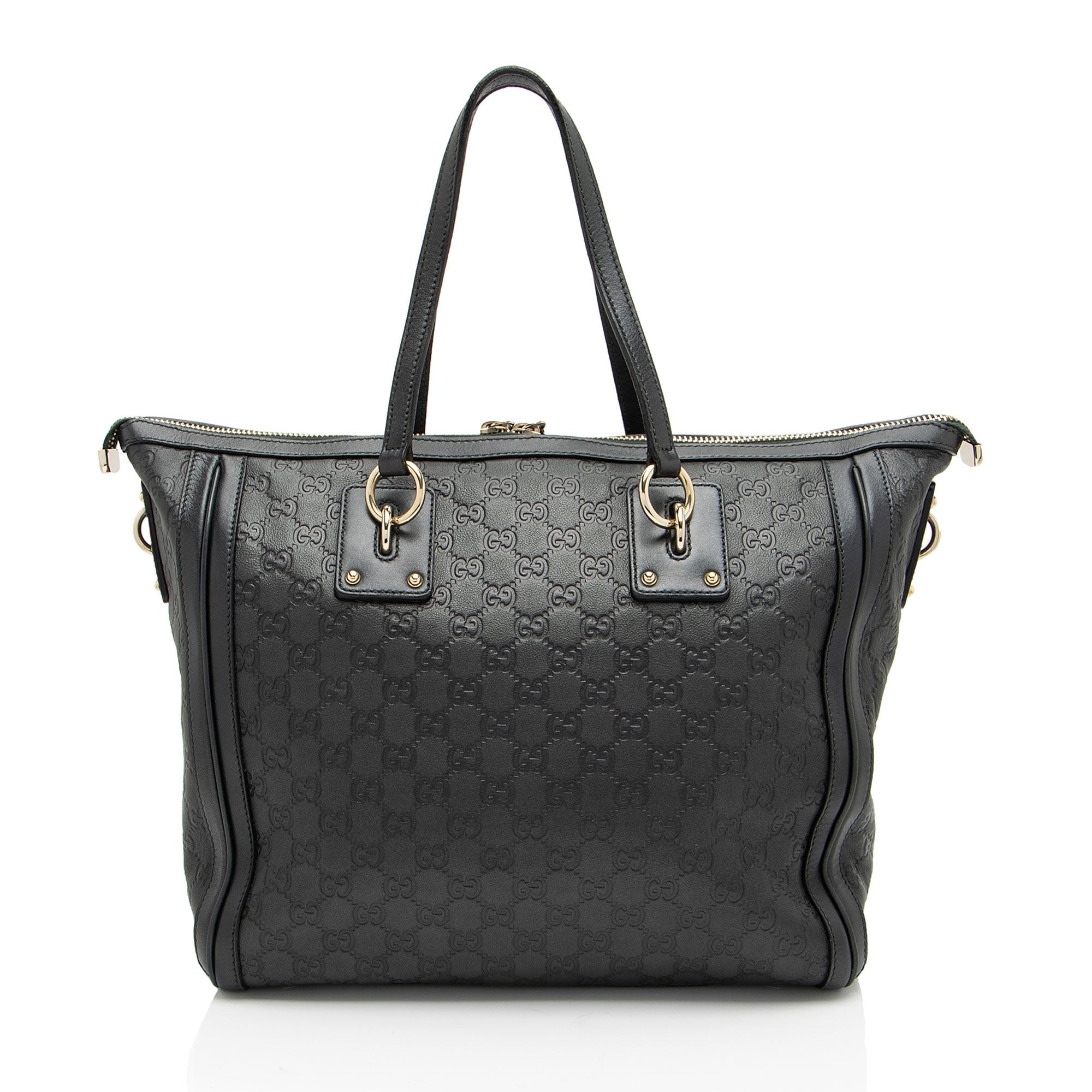 Gucci Guccissima Leather Charm Medium Tote (SHF-pSuRcq)