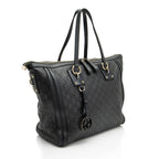 Gucci Guccissima Leather Charm Medium Tote (SHF-pSuRcq)