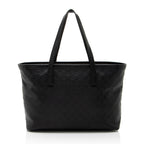 Gucci Guccissima Leather Classic Medium Zip Tote (SHF-CnrScb)