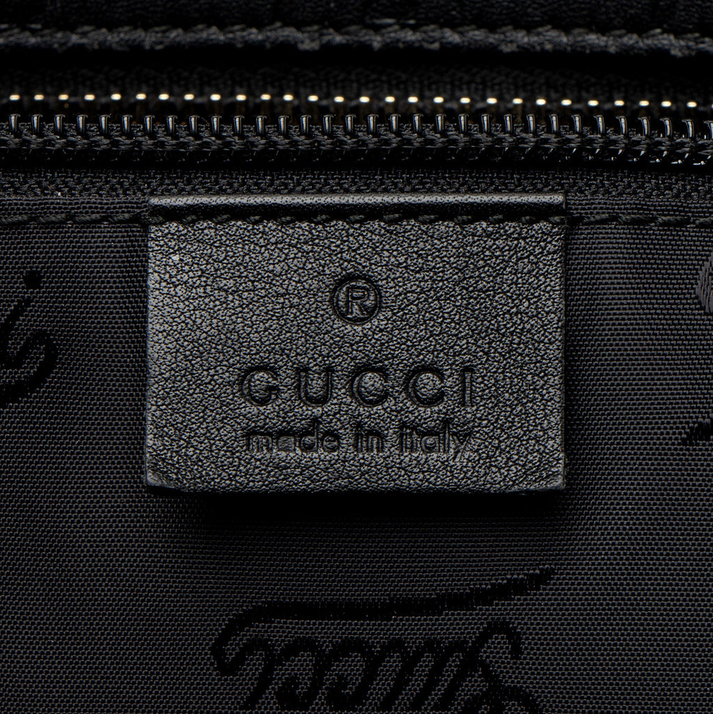 Gucci Guccissima Leather Classic Medium Zip Tote (SHF-CnrScb)