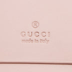 Gucci Guccissima Leather Crystal Cat Card Case (SHF-hencsi)