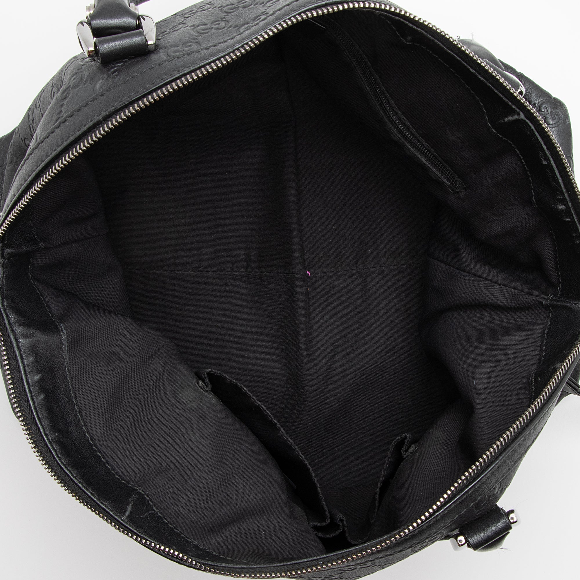 Gucci Guccissima Leather Dome Medium Satchel (SHF-22703)