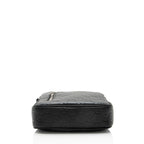 Gucci Guccissima Leather Emblem Small Crossbody