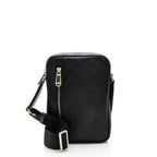 Gucci Guccissima Leather Emblem Small Crossbody