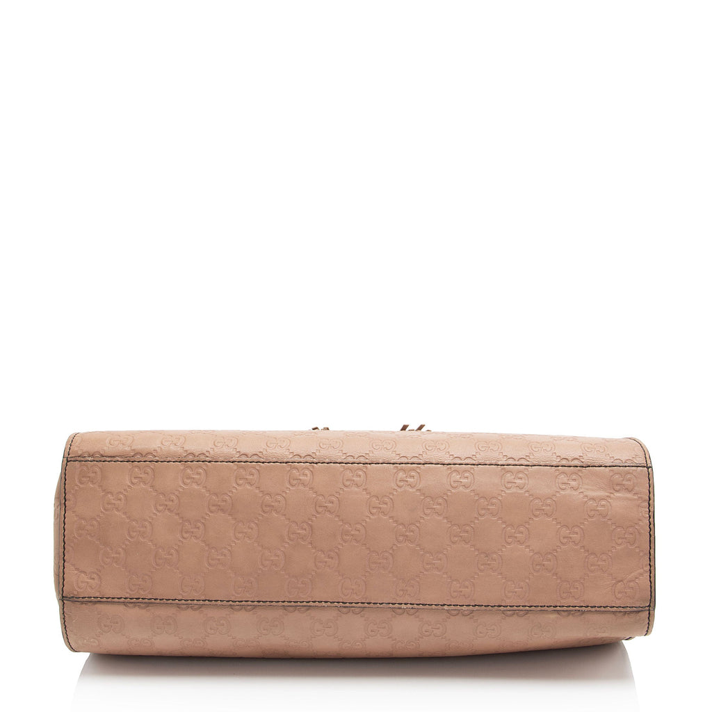 Gucci Guccissima Leather Emily Large Shoulder Bag