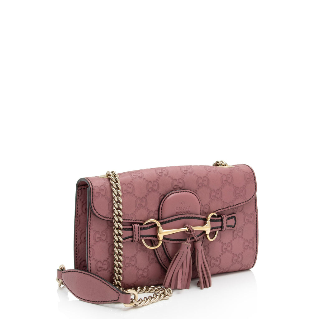 Gucci Guccissima Leather Emily Shoulder Bag