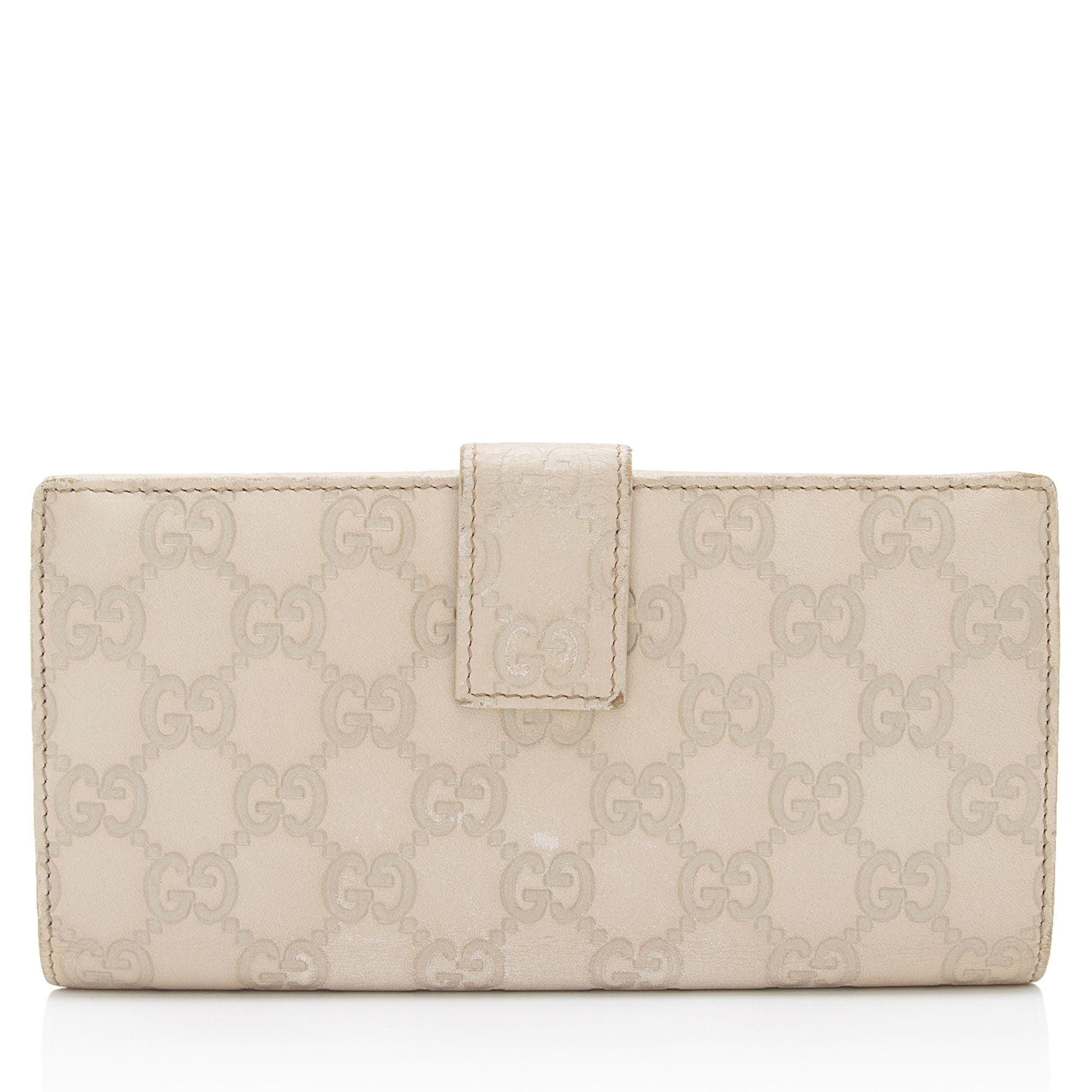 Gucci Guccissima Leather Flap Continental Wallet
