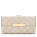 Gucci Guccissima Leather Flap Continental Wallet