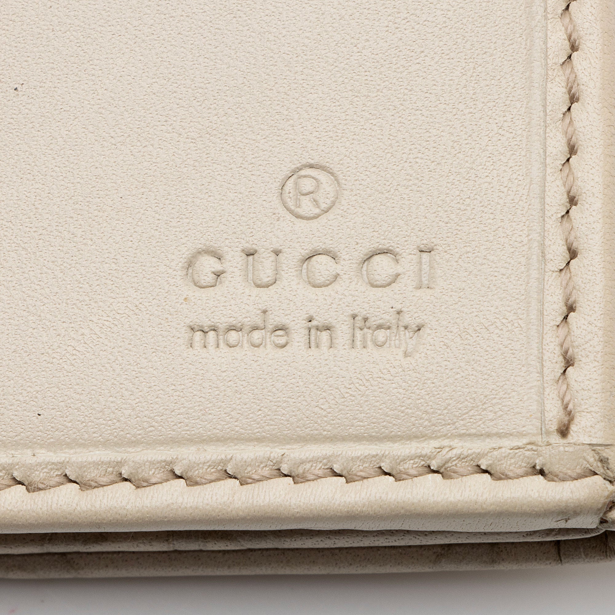 Gucci Guccissima Leather Flap Continental Wallet