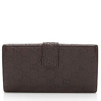Gucci Guccissima Leather Flap Continental Wallet (SHF-CzGm9w)