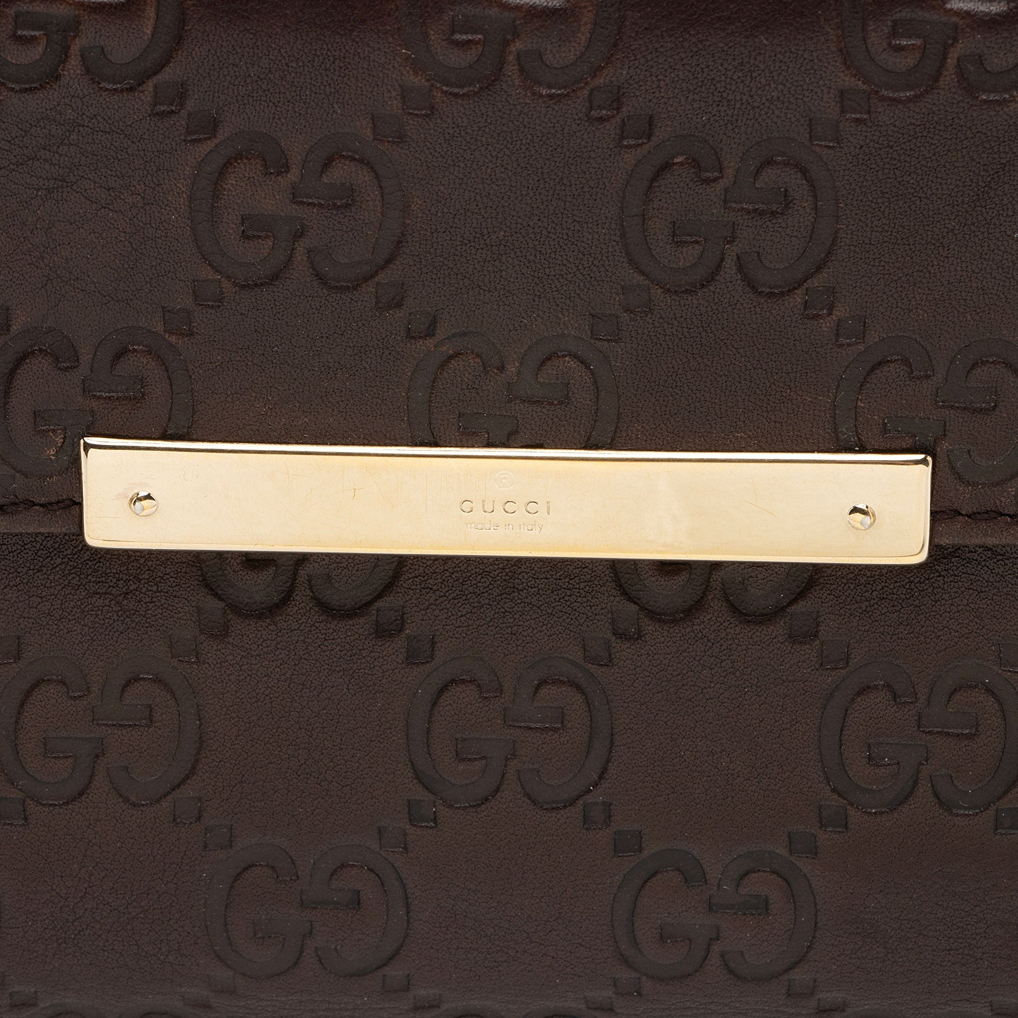 Gucci Guccissima Leather Flap Continental Wallet (SHF-CzGm9w)