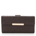 Gucci Guccissima Leather Flap Continental Wallet (SHF-CzGm9w)