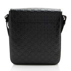 Gucci Guccissima Leather Buckle Messenger (SHF-hZFpSA)