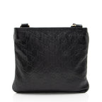 Gucci Guccissima Leather Flat Messenger (SHF-b6Jy3q)