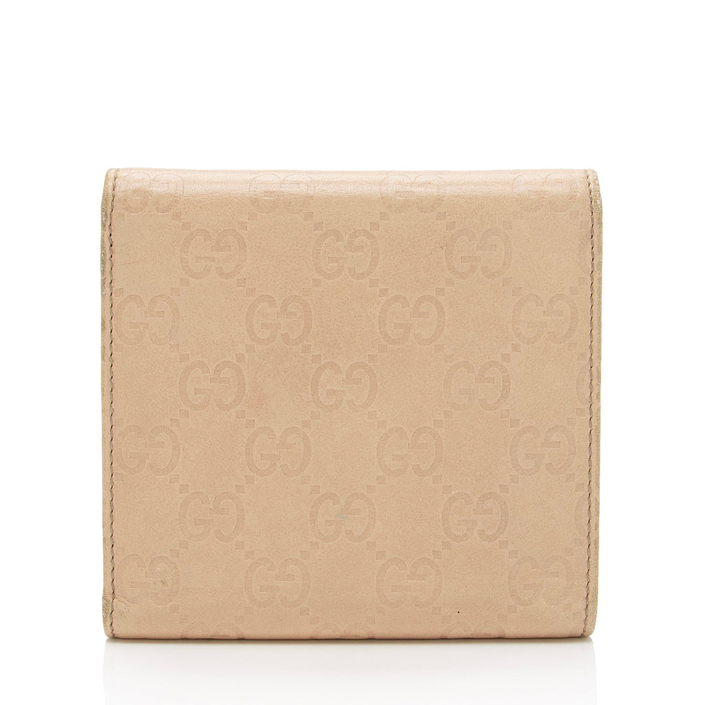 Gucci Guccissima Leather French  Wallet (SHF-yJv3Nt)