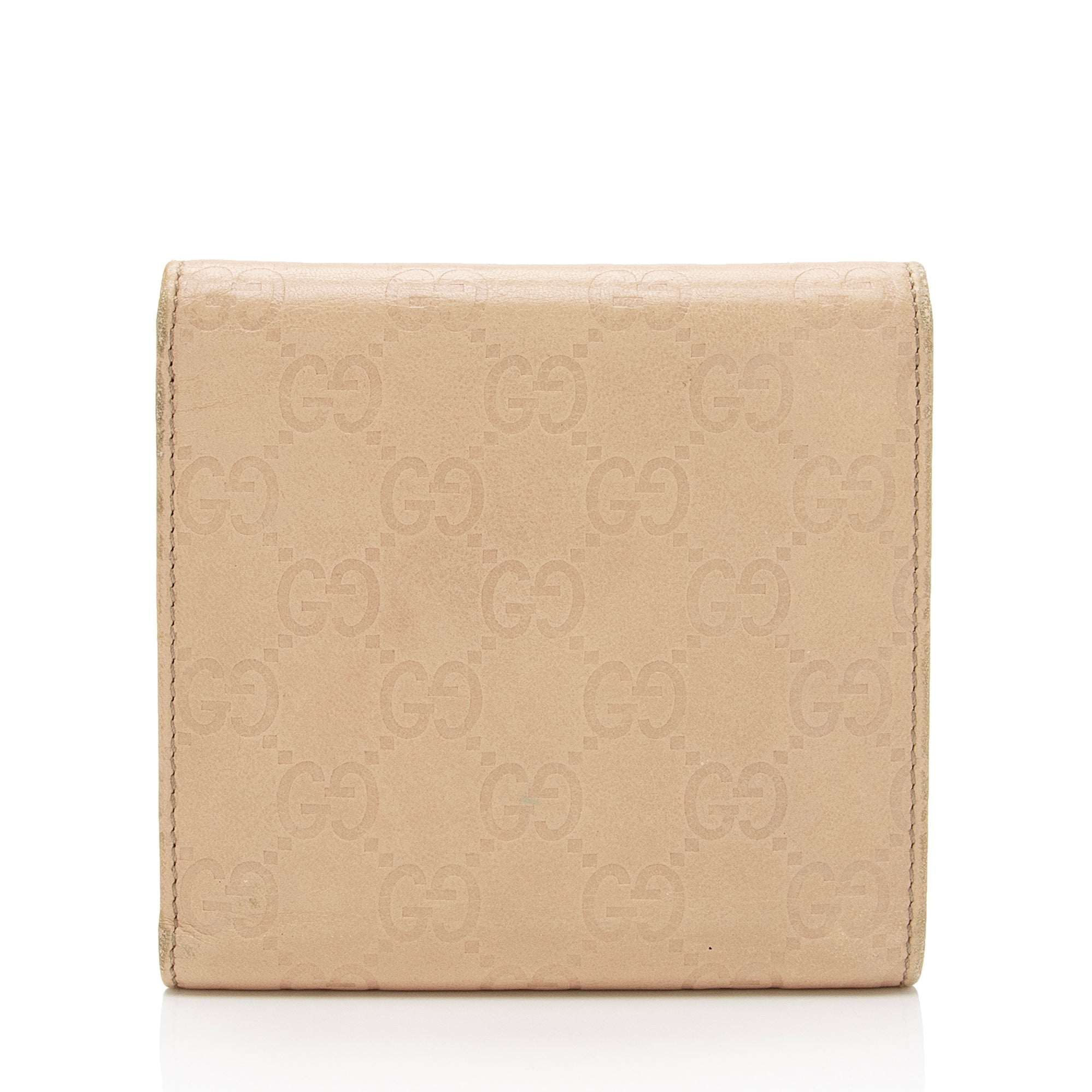 Gucci Guccissima Leather French  Wallet (SHF-yJv3Nt)