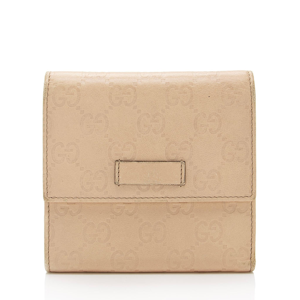 Gucci Guccissima Leather French  Wallet (SHF-yJv3Nt)