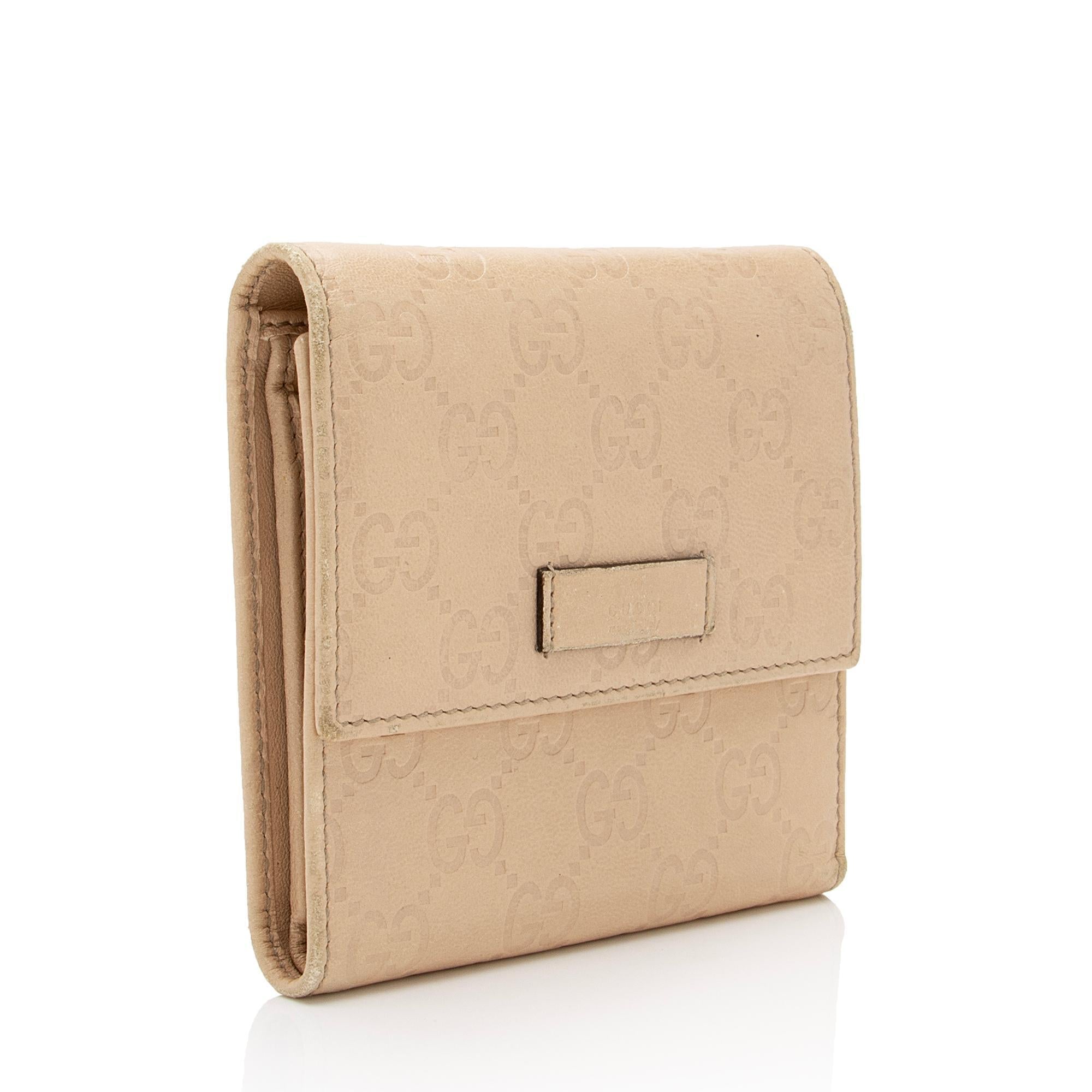 Gucci Guccissima Leather French  Wallet (SHF-yJv3Nt)
