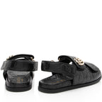 Gucci Guccissima Leather GG Marmont Dad Sandals - Size 7.5 / 37.5