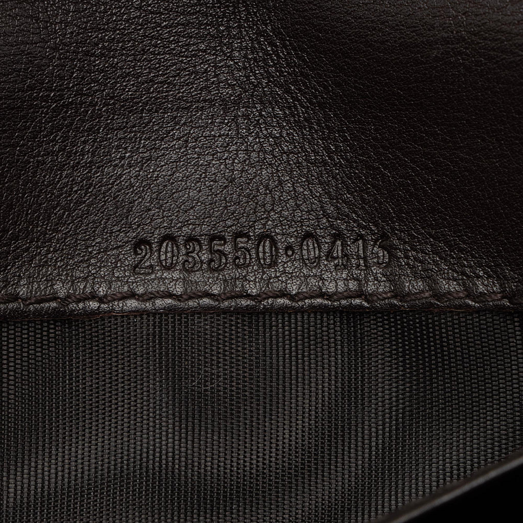 Gucci Guccissima Leather Heart Script Continental Wallet (SHF-oX5I0s)