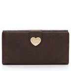 Gucci Guccissima Leather Heart Script Continental Wallet (SHF-oX5I0s)