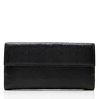 Gucci Guccissima Leather Heart Script Continental Wallet