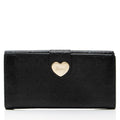 Gucci Guccissima Leather Heart Script Continental Wallet