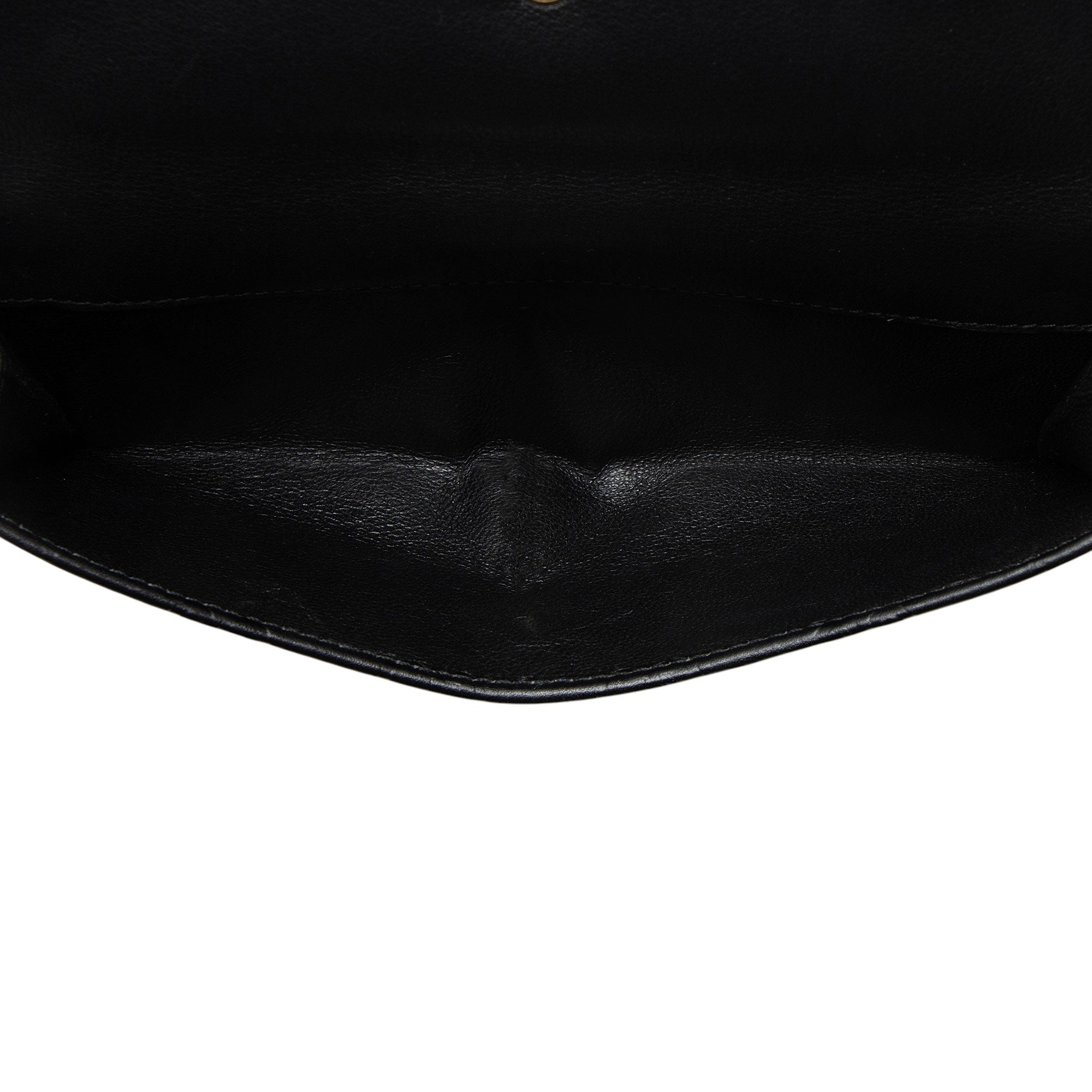 Gucci Guccissima Leather Heart Script Continental Wallet