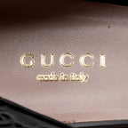 Gucci Guccissima Leather Horsebit Peep Toe Pumps - Size 7 / 37 (SHF-YI7jSN)