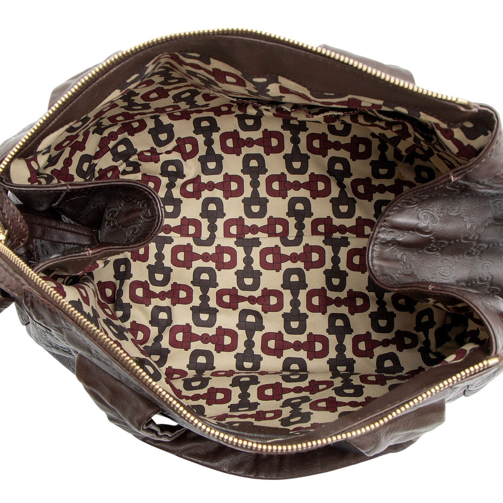 Gucci Guccissima Leather Hysteria Tote (SHF-fEgEGF)