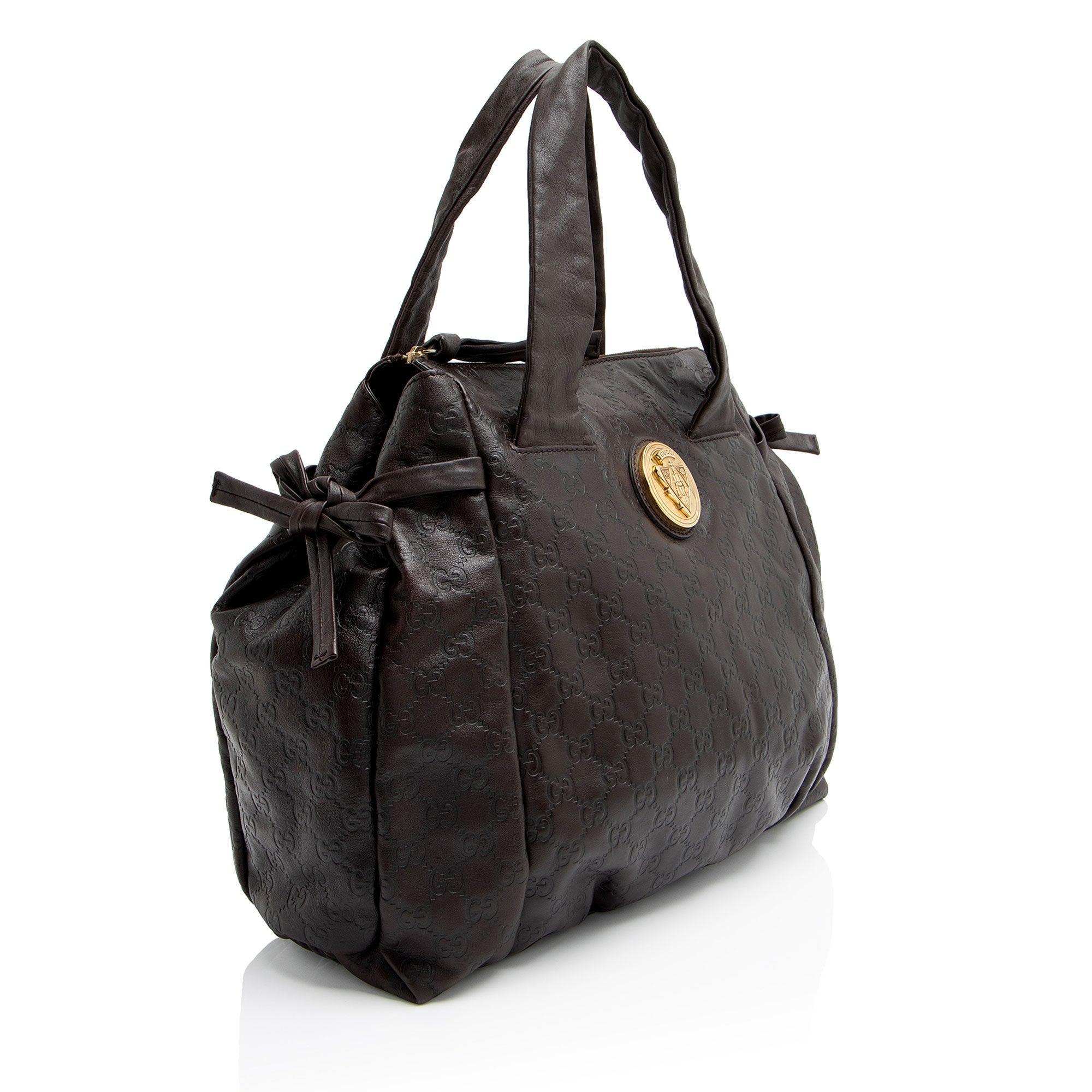 Gucci Guccissima Leather Hysteria Tote (SHF-fEgEGF)