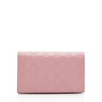 Gucci Guccissima Leather Icon Chain Wallet (SHF-cpfwyX)