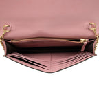 Gucci Guccissima Leather Icon Chain Wallet (SHF-cpfwyX)