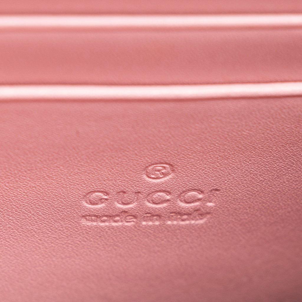 Gucci Guccissima Leather Icon Chain Wallet (SHF-cpfwyX)