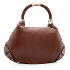 Gucci Guccissima Leather Indy Large Satchel (SHF-19577)