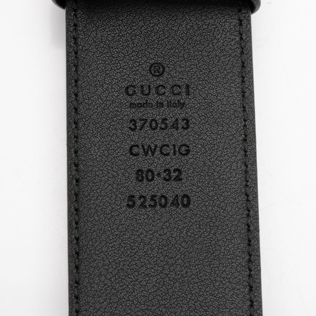 Gucci Guccissima Leather Interlocking G Belt - Size 32 / 80