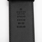 Gucci Guccissima Leather Interlocking G Belt - Size 32 / 80