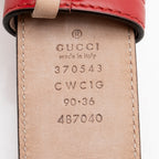 Gucci Guccissima Leather Interlocking G Belt - Size 36 / 90 (SHF-21171)