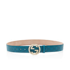 Gucci Guccissima Leather Interlocking G Belt - Size 36 / 90