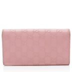 Gucci Guccissima Leather Interlocking G Continental Wallet