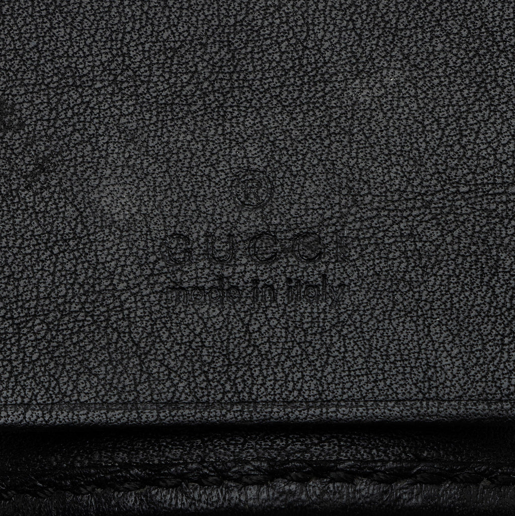 Gucci Guccissima Leather Interlocking G Key Holder
