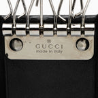 Gucci Guccissima Leather Interlocking G Key Holder
