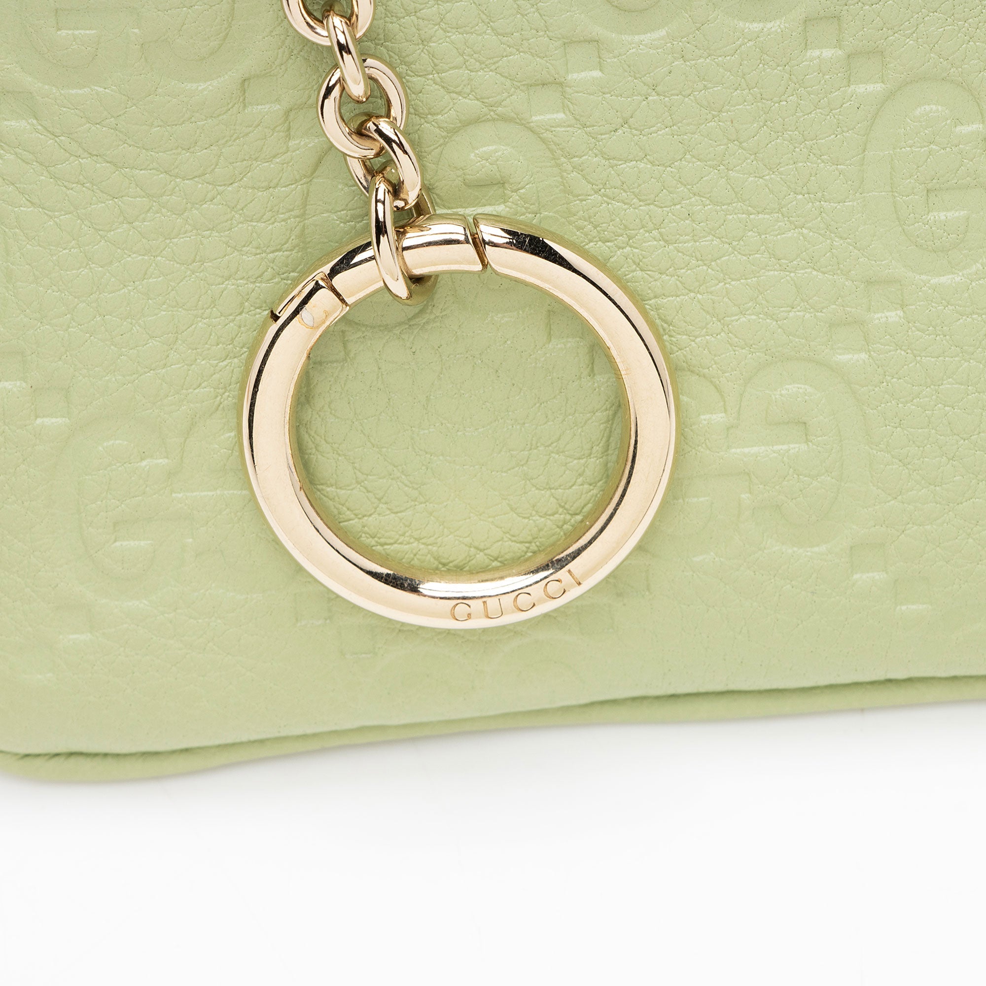 Gucci Guccissima Leather Key Pouch