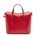 Gucci Guccissima Leather Linea A Fold Over Tote