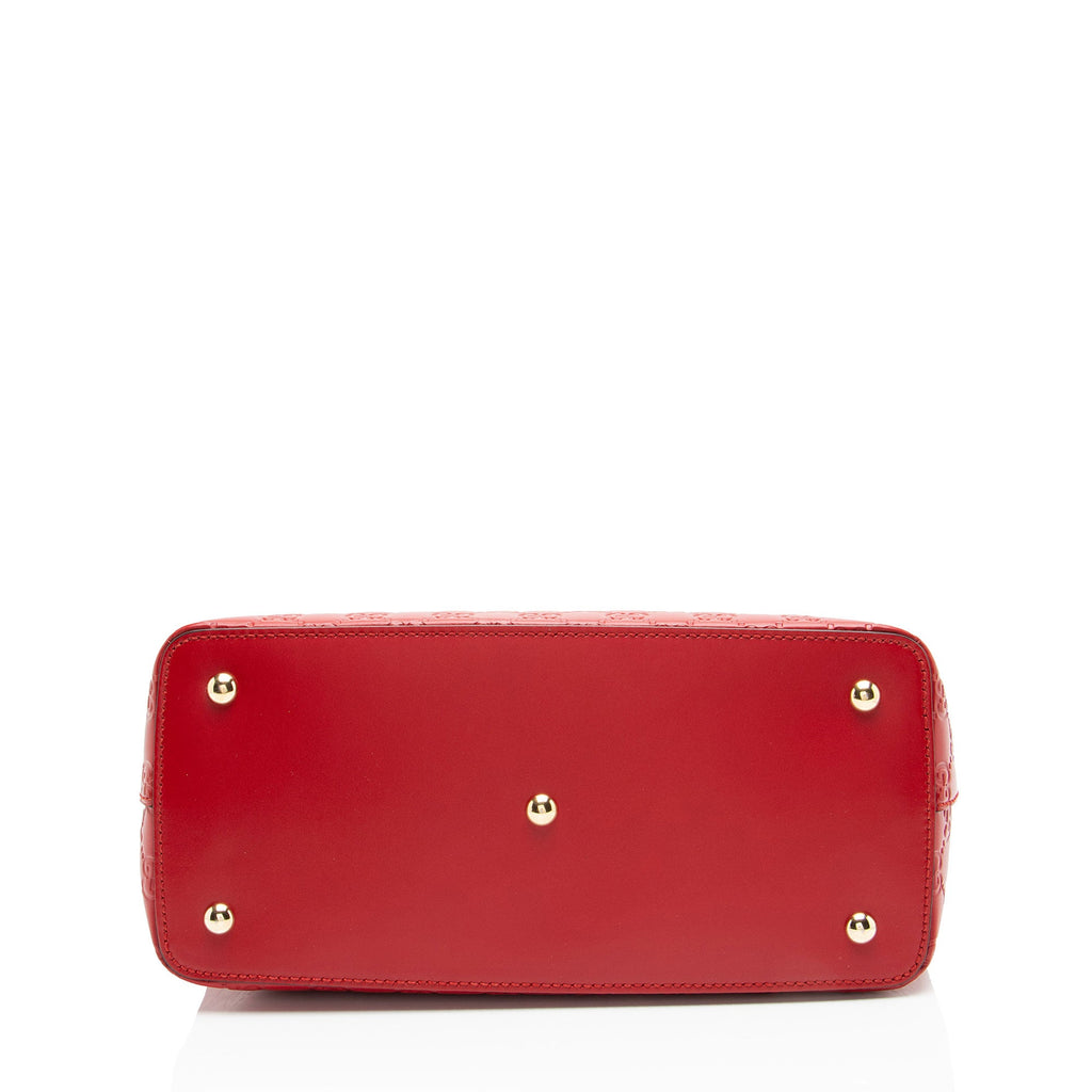 Gucci Guccissima Leather Linea A Fold Over Tote