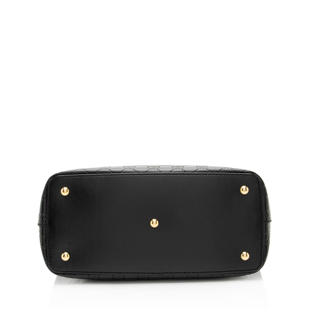 Gucci Guccissima Leather Linea A Fold Over Tote
